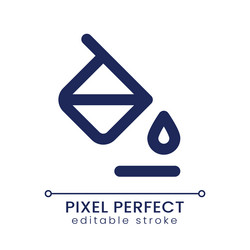 background color pixel perfect linear ui icon vector image