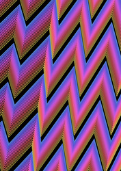 modern abstract background with zig-zag lines vector image