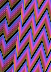 Modern abstract background with zig-zag lines vector