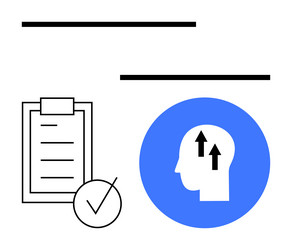 personal development and task management vector image