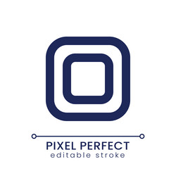 background template pixel perfect linear ui icon vector image