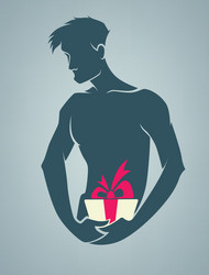 Male Naked Boxing Vector Images (48)