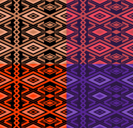 parallelogram square abstract seamless pattern vector image