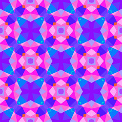 Multicolor geometric pattern in bright color vector