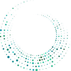 random dotted dots halftone speckles concentric vector image