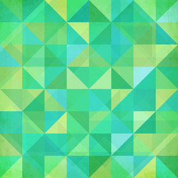 Abstract geometry trianglesgreen pattern vector