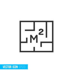 real estate icon vector image