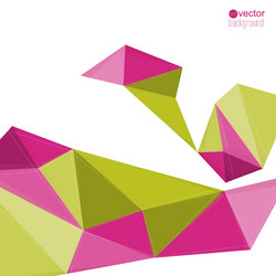 abstract background with triangles and polygonal vector image