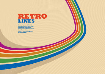 linear abstract background in all colors vector image