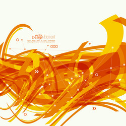 abstract background with orange stripes vector