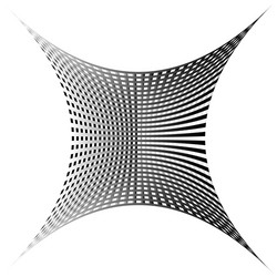 grid mesh pattern with distortion abstract vector image