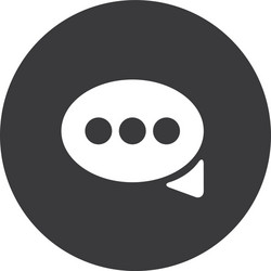 bubble block flat style icon design vector image