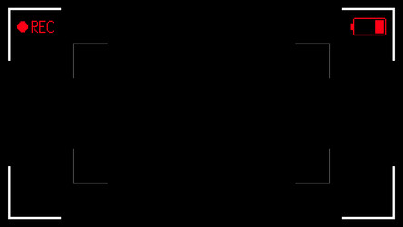 camera viewfinder background with active rec vector image