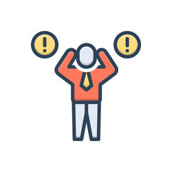 problem vector image