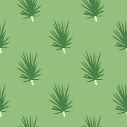 seamless minimalistic pattern with pine twigs vector image