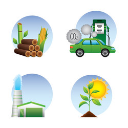 Biofuel ecology alternative Royalty Free Vector Image