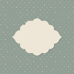 Frame on the paper background vector