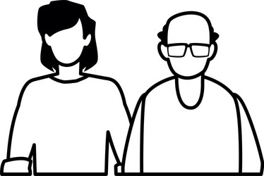 Old men design Royalty Free Vector Image - VectorStock