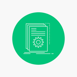 app build developer program script white line vector image