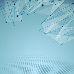connectivity abstract web hi-tech background vector image