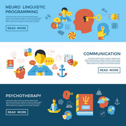 digital neuro linguistic programming vector image