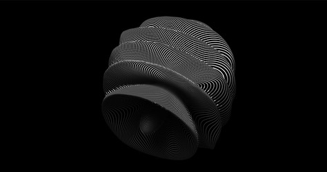 futuristic abstract background 3d vector image