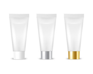 3d realistic plastic metal white tooth Vector Image