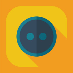 flat modern design with shadow icons button vector image
