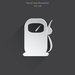 Fuel station web icon vector