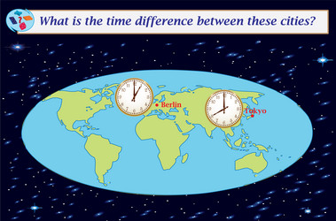 logical task what is the time difference between vector