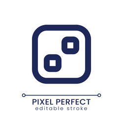 pixelated transition effect linear ui icon vector image
