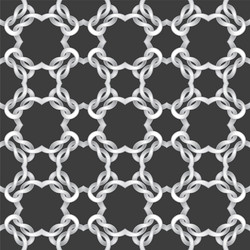 white net on black background seamless pattern vector image