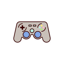 Joystick videogame controller Royalty Free Vector Image