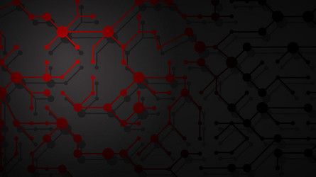abstract background of connecting lines and dots vector image