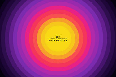 abstract colorful circle geometric pattern tech vector image