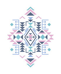 set three colorful ethnic pattern element vector image