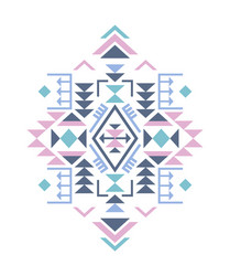 set three colorful ethnic pattern element vector