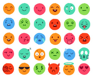 Afraid Emoji Vector Images (over 800)