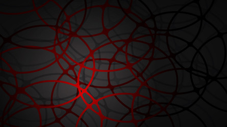 Abstract background of intersecting circles vector