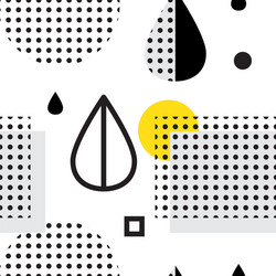 abstract geometric seamless pattern with simple vector image