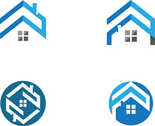 Home and house property and construction logo Vector Image
