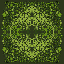 decorative element - square tile pattern vector image