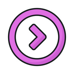 next forward button design vector image