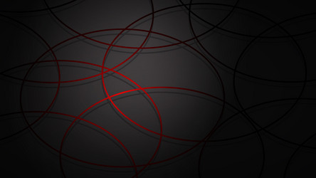 abstract background of intersecting circles vector image