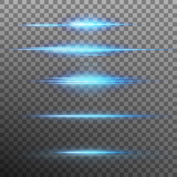 Special light effect flare lighting isolated vector