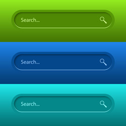 search bar for ui design and web site vector image