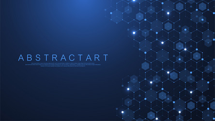 Tech Connection: Abstract Data Network vector image