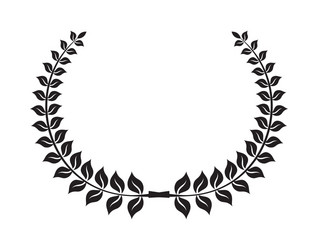 laurel wreath icon4 vector