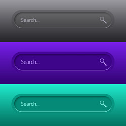 search bar for ui design and web site vector image