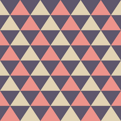 abstract seamless pattern color triangles vector image